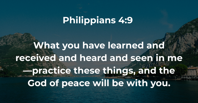 Philippians 4:9 image