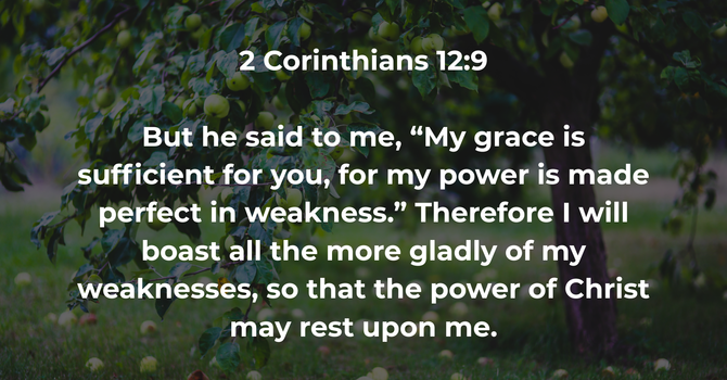 2 Corinthians 12:9 image