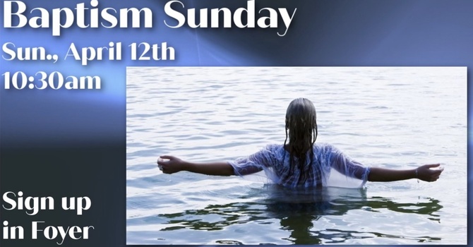 Baptism Sunday Service