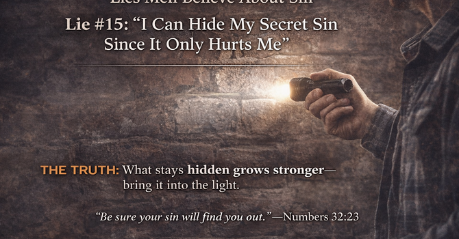 Lies Men Believe About Sin image