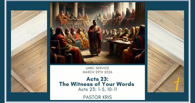 Bulletin for Sunday, March 29th, 2026