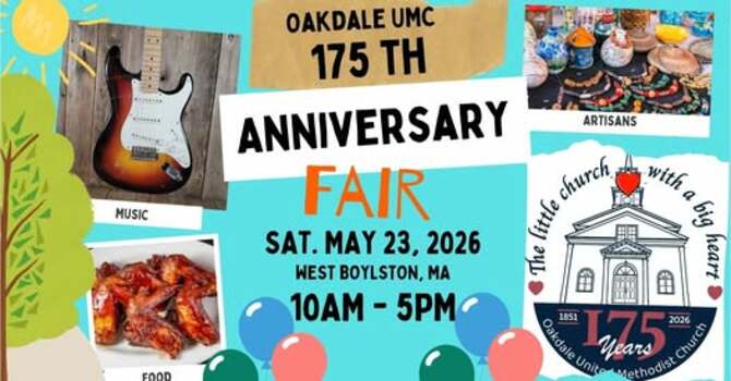 OUMC 175th Anniversary Fair and Celebration!