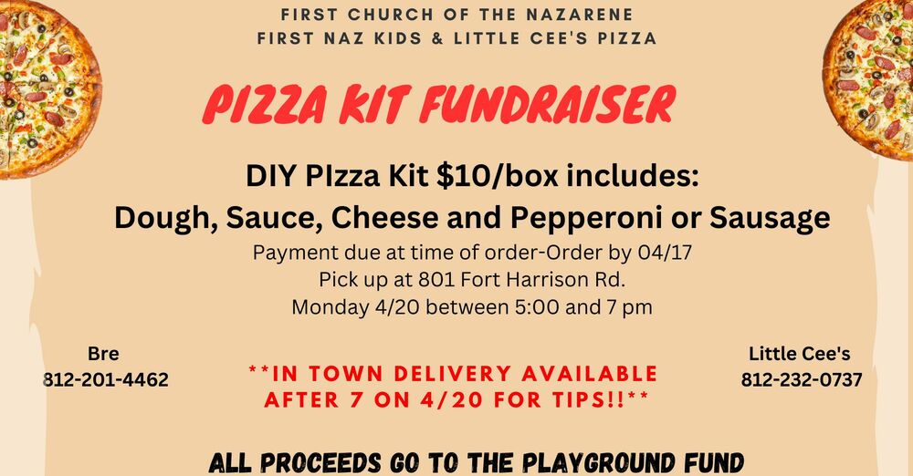 Pizza Kit Fundraiser