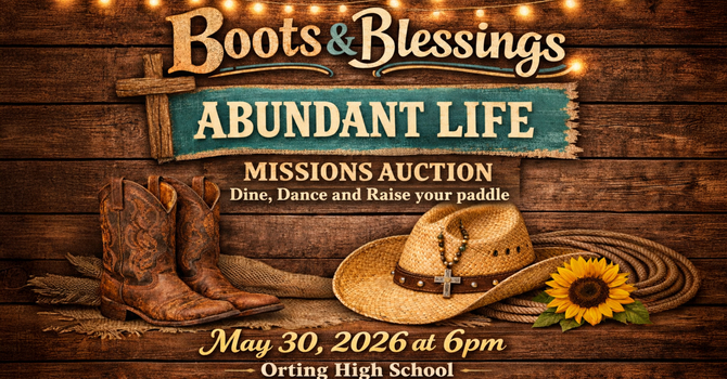 Boots and Blessings Missions Auction