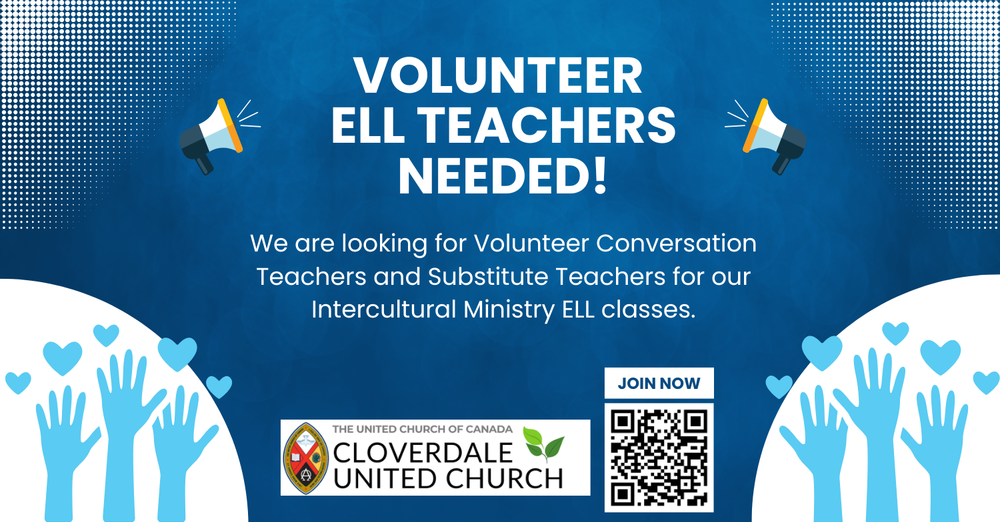 ELL Volunteer teacher needed