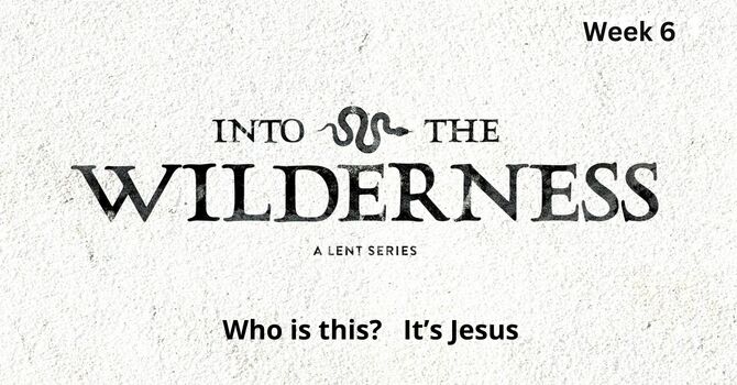 Who Is This?  It's Jesus