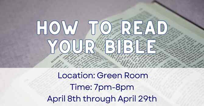 How to read your Bible