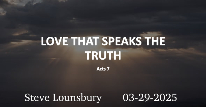 A Love That Shares The Truth