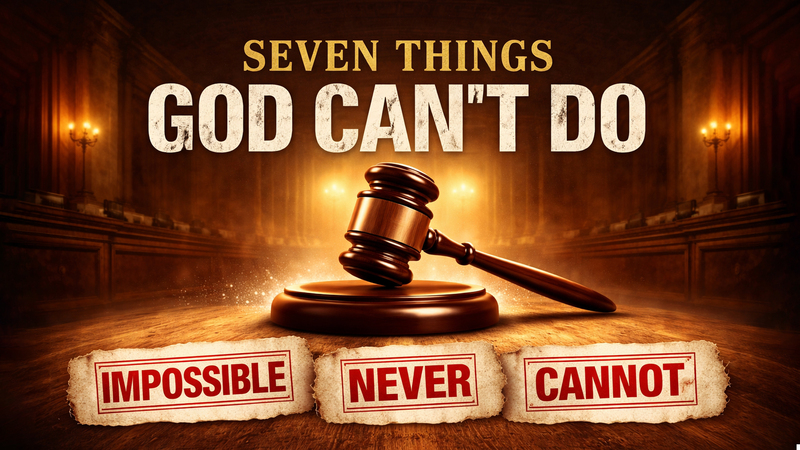 Seven Things God Can't Do