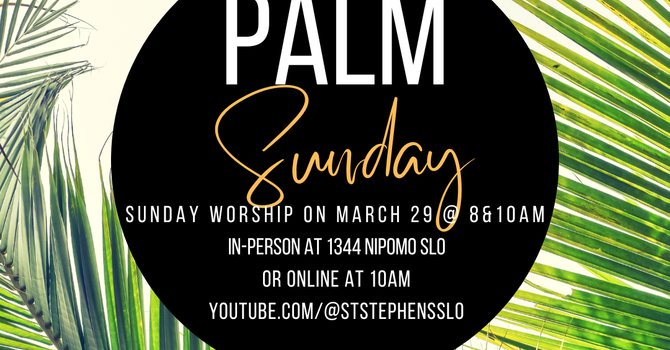 Palm Sunday, Year A image