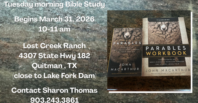 Tuesday Morning Bible Study