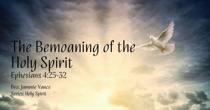 The Bemoaning of the Holy Spirit