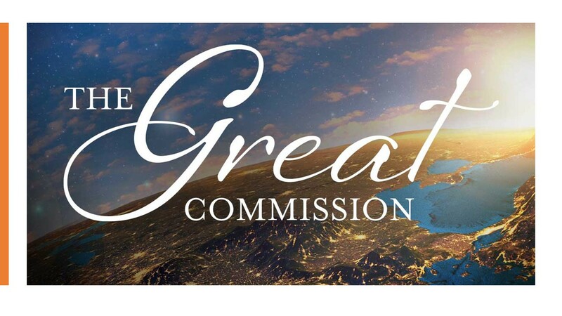 "The Prelude to the Great Commission"
