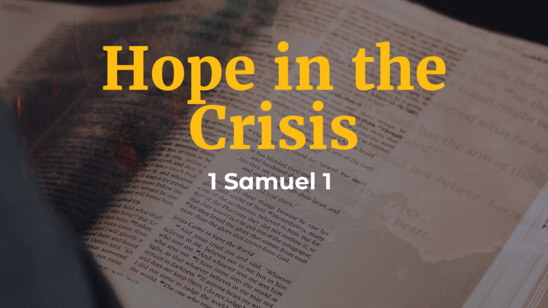 Hope in the Crisis