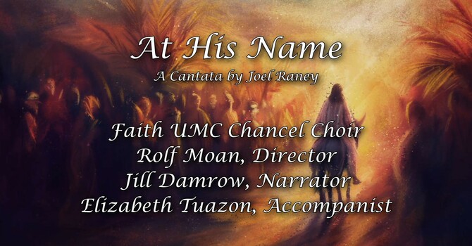 At His Name