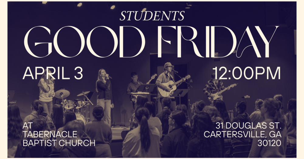 Good Friday Student Service