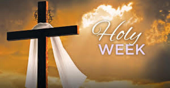 Holy Week: Preparing for Our Next Place of Ministry Monday, Day 35 image