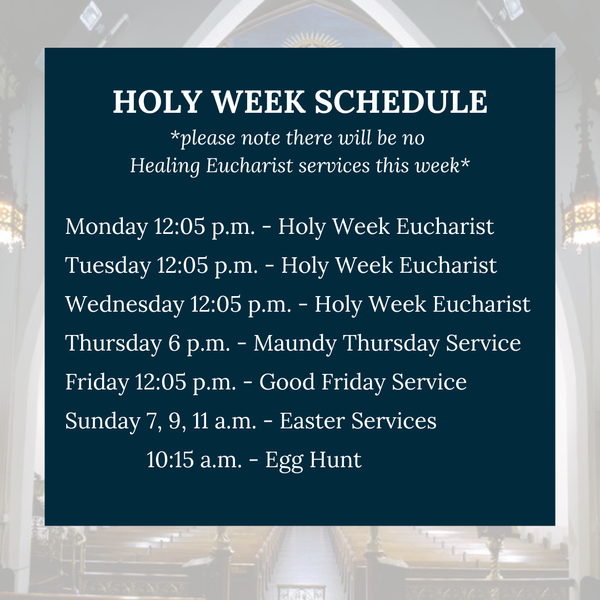 Holy Week at St. John's