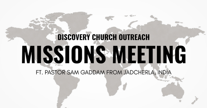 Mission's Ministry Meeting 