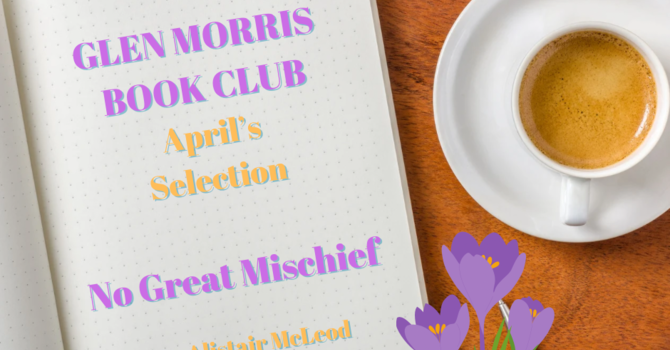 Glen Morris Book Club: April Selection