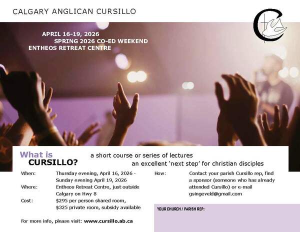 Spring Cursillo Weekend - Co-Ed Retreat