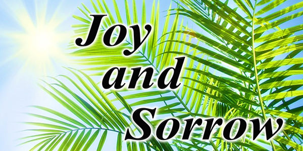 RefleXions on the symbols of  two sacred, interlocking stories from Palm Sunday