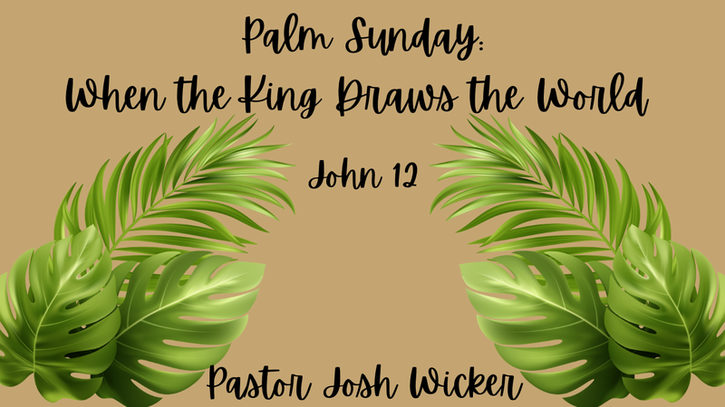 Palm Sunday:When the King Draws the World