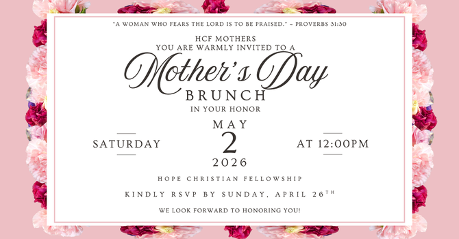 HCF Mother's Day Brunch