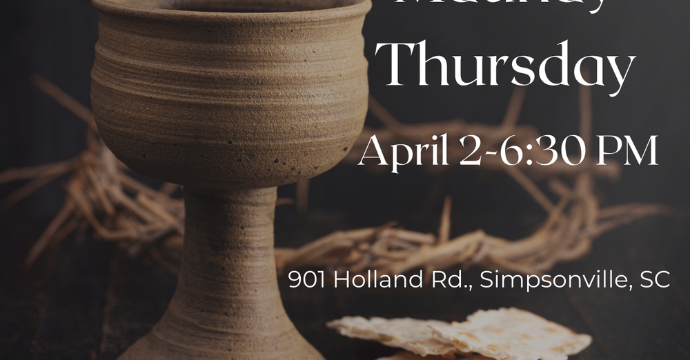 MAUNDY THURSDAY SERVICE