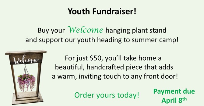 Youth Plant Stand Fundraiser