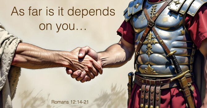 "As far as it depends on you..."