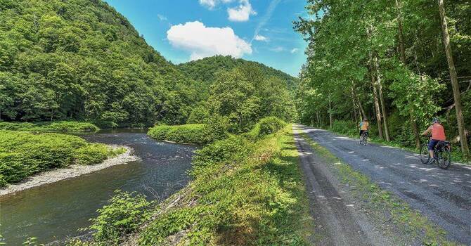 Biking at Pine Creek