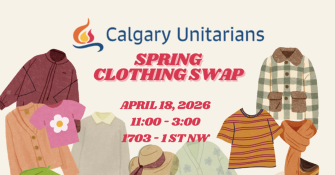 Calgary Unitarians Clothing Spring Swap