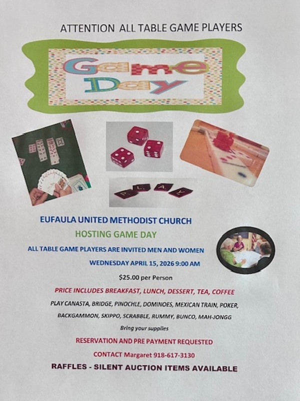 ATTENTION ALL TABLE GAME PLAYERS