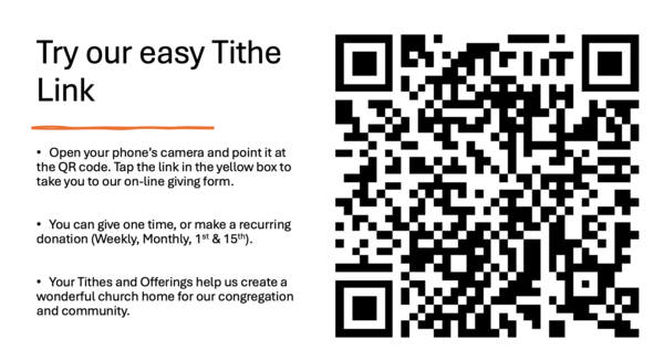 Exciting News: Introducing QR Code Giving