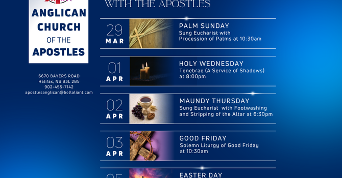 Holy Week and Easter with the Apostles