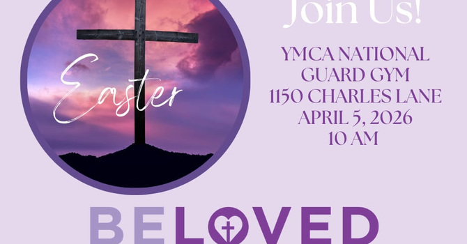 Resurrection Sunday, April 5, 2026, at 10:00 a.m. in the National Guard Gym. Pastor Sara’s sermon is The Good News is alive in  the world.