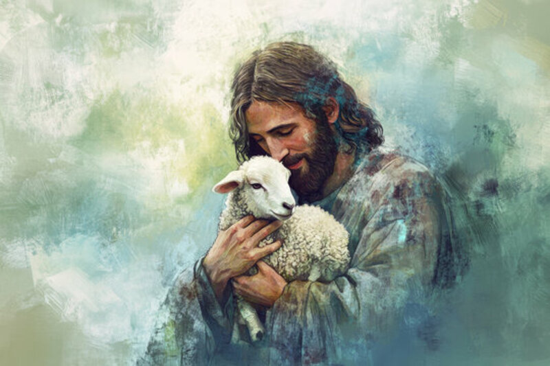 Jesus is the good shepard 