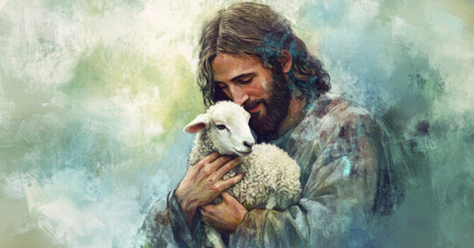 Jesus is the good shepard 