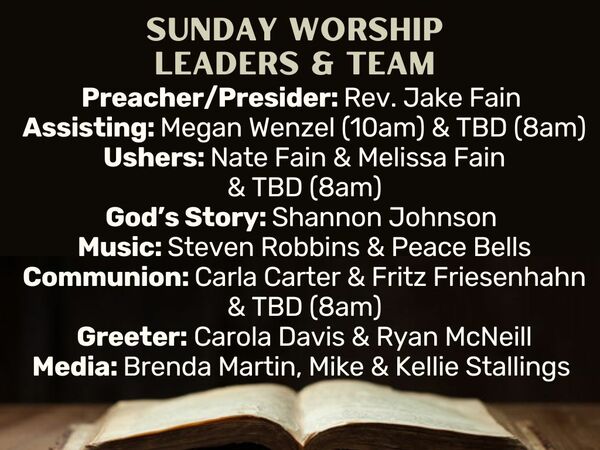 Leading us in Worship