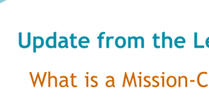 Update from the Leadership Team