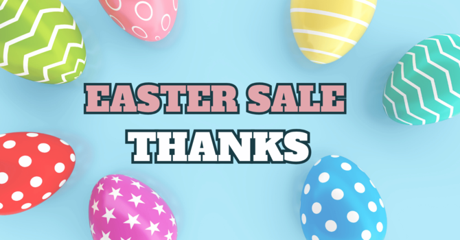 Easter Sale Thank You image