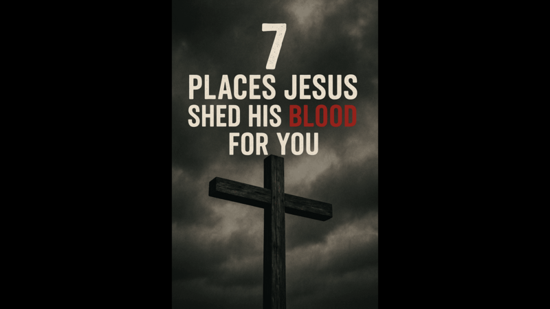 7 Places Jesus Shed His Blood For You