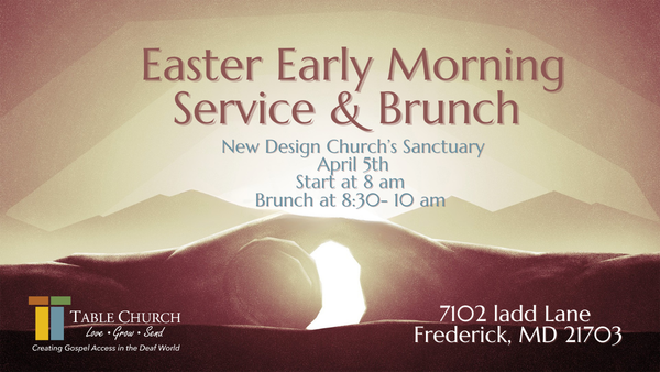 Easter Early Morning Service & Brunch 