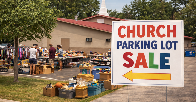 Parking Lot Sale