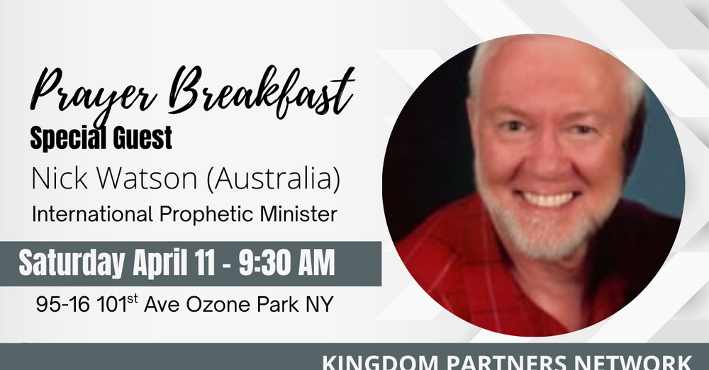 Prayer Breakfast with Nick Watson