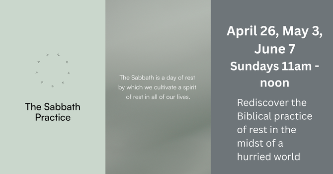 Sabbath- developing rhythms of rest in the midst of a full life
