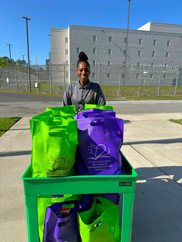 Easter Jesus Bags Delivered to Detention Center