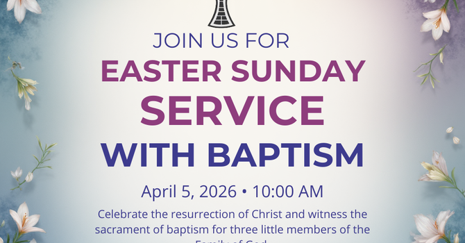 Easter Service With Baptism