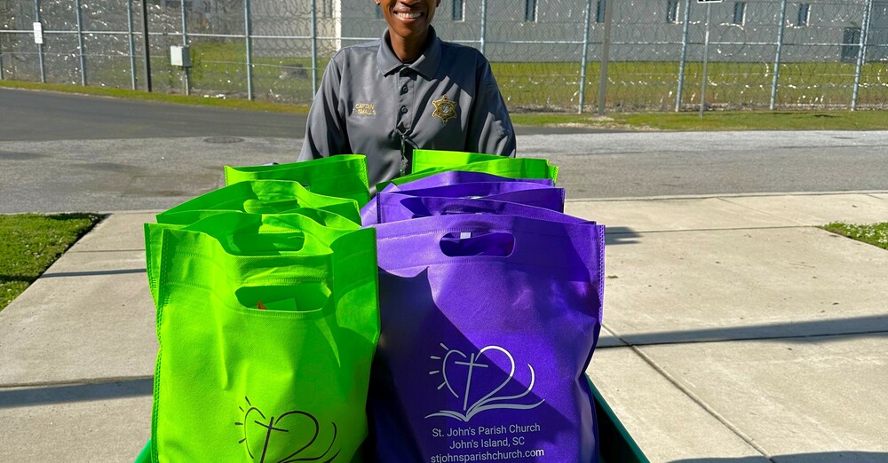 Easter Jesus Bags Delivered to Detention Center